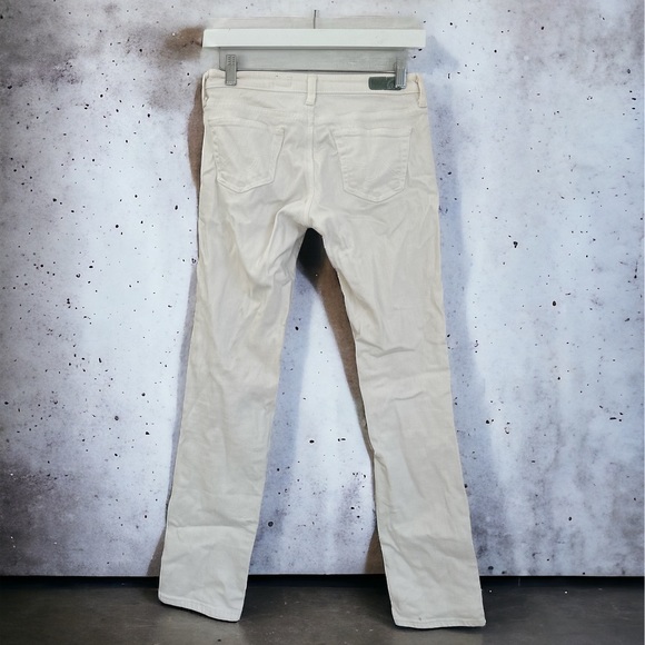 ag adriano goldschmied Size 25R White Jeans Denim Fashion Spring Summer Deals - Picture 2 of 3